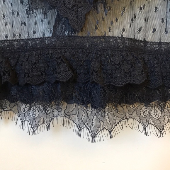 {The KOOPLES} NEW Embroidered Lace Ruffles Blouse - Picture 7 of 8